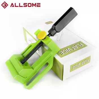 Allsome 1 шт. алюминиевые тиски для сверлильного станка BG-6257 зелёный