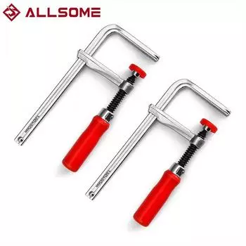 Allsome 2 шт. 160x60 мм деревянные ручки направляющие зажимы с винтовым рычагом для деревообрабатывающего стола MFT и режущей дорожки 2pcs 160x60mm