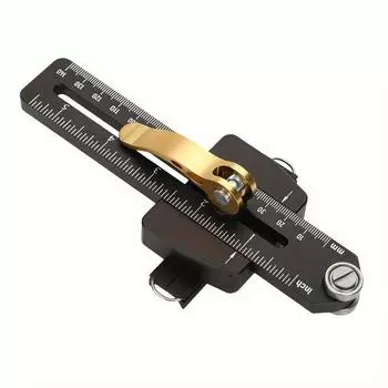 Allsome Thin Rip Jig Настольная пила Руководство по изготовлению повторяющихся узких тонких полосовых разрезов Инструменты для деревообработки Руководство по быстрой тонкой продольной резке чёрный