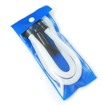 ALLVD Мелодика Пианика Пианино Мундштук Сделан из Легкого Гибкого и для Пианино Настольная Клавиатура Гармоника Белый Шланг для Мелодики x 1 Длинный Мундштук x 1