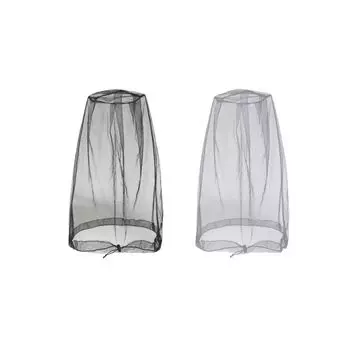 ALLVD Уличная москитная сетка от насекомых, 2 шт., чехол для головы от насекомых, компактная переносная москитная сетка для ношения поверх