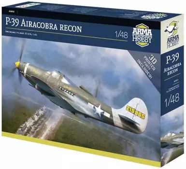 Alma Hobby Американский самолет-разведчик Airacobra Тип Пластиковая модель ADL40013 1/48 P-39 (Самолет)