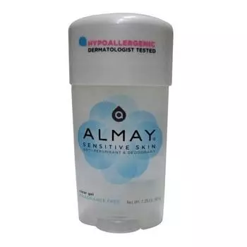 Almay Антиперспирант и дезодорант без запаха Прозрачный гель 2,25 унции, 2,25 унции (пакет из 5), 5 счет