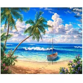 Алмазное искусство Пейзаж 5D Алмазная картина Полная дрель Вышивка крестиком Алмазная картина Полный круглый 15*20cm