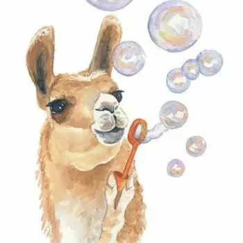 Алмазная мозаика животное альпака алмазная картина вышивка крестом набор алмазная вышивка картина горный хрусталь 20X30CM