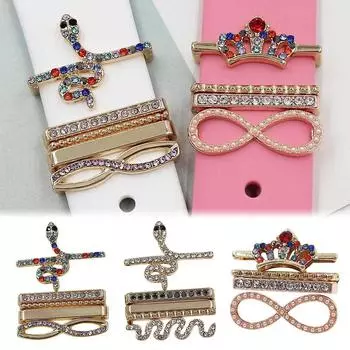 Алмазная бабочка для Apple Watch Band, ремешок для часов, орнамент, декоративное кольцо, браслет, подвески