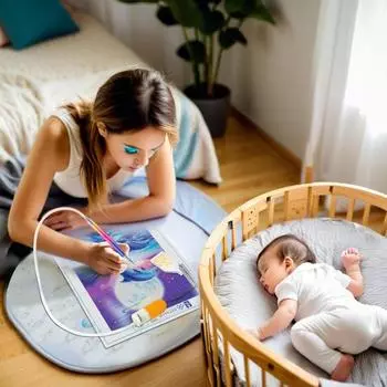 Алмазная художественная ручка без воска, электрическая алмазная художественная ручка, вакуумная алмазная ручка с питанием от USB фиолетовый