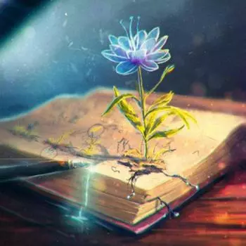 Алмазная картина 3D Алмазная картина Стразы Полный цветок Книга Алмазная картина Вышивка 30x30CM