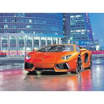 Алмазная картина 5D DIY Алмазная вышивка Красный автомобиль Мозаика Картина Rhinestone Decor Главная Подарок 20X30CM