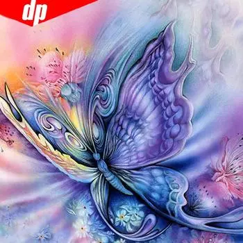 Алмазная картина Алмазная бабочка Вышивка Животное Мозаика Вышивка крестом 30x30CM