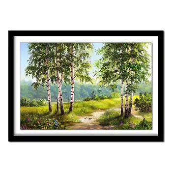 Алмазная картина Алмазная вышивка Природа 5d Diy Алмазная картина Полная круглая картина Даймонд 20X30CM