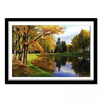 Алмазная картина Алмазная вышивка Природа 5d Diy Алмазная картина Полная круглая дрель 20X30CM