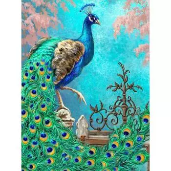 Алмазная картина, Алмазная вышивка, животные, Алмазная мозаика, вышивка крестом, Павлин, картина со стразами, подарок на фестиваль 20X30CM