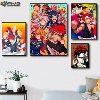 Алмазная картина Аниме Shokugeki no Soma Алмазная мозаика Ремесло Алмазная вышивка Картина Full Round 20X30CM