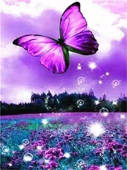 Алмазная картина Бабочка Алмазная картина Полный крестик Алмазная картина Полная дрель Новые поступления 15*20cm