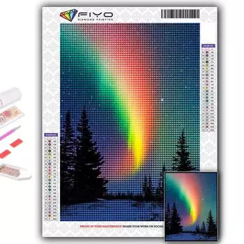 Алмазная картина CaRainbow Вышивка крестом горный хрусталь Домашний декор Full Round 20X30CM