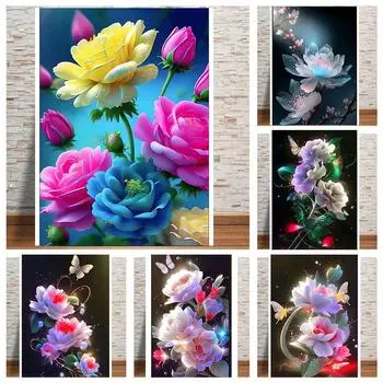Алмазная картина цветок новое поступление вышивка животное полная квадратная алмазная мозаика бабочка рукоделие настенное искусство вышивка крестом наборы Full Round 20x30CM
