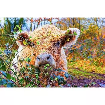 Алмазная картина Дикие овцы 3D Алмазная картина Полные стразы Алмазная картина Вышивка 20X30CM