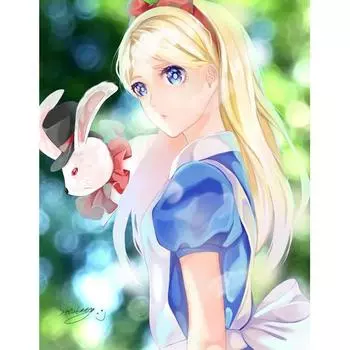 Алмазная картина DIY Алмазная вышивка Крестиком Украшение Полная круглая дрель 20X30CM