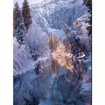 Алмазная картина DIY Алмазная вышивка Пейзаж Водопад Гора Домашний декор 20X30CM