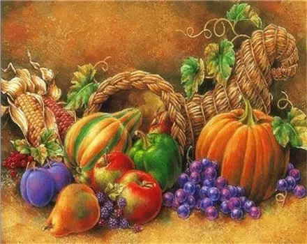 Алмазная картина Еда 5D Алмазная картина Полная дрель Вышивка крестиком Даймондовая картина Полная дрель 15*20cm