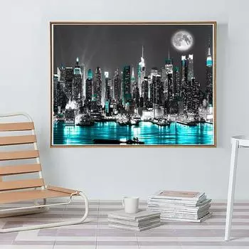 Алмазная картина Эйфелева башня Алмазная картина 5D Полный набор для вышивки крестом Алмазная живопись Полная дрель 15*20cm