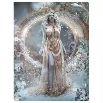 Алмазная картина Эльф Фея Ангел Полный круглый горный хрусталь Алмазная вышивка Мозаика Домашний декор 20X30CM