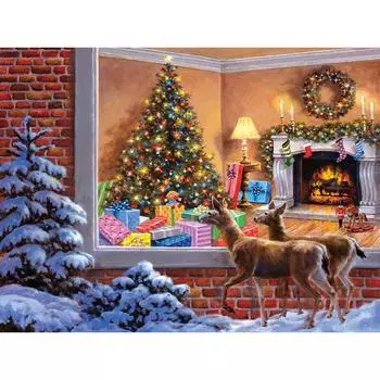 Алмазная картина Красивая ночь Вышивка крестиком Алмазная вышивка Мозаика Алмазная настенная живопись 20X30CM