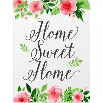 Алмазная картина Милый дом DIY Алмазная вышивка Горный хрусталь Картина 5D Алмазная мозаика 20X30CM