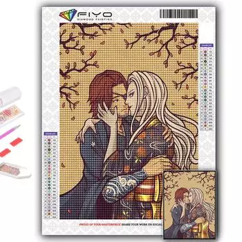 Алмазная картина Мультфильм Аниме Игровой персонаж Алмазная мозаика Ремесло Алмазная вышивка Картина Full Round 20X30CM