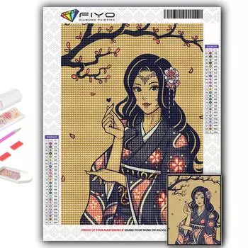 Алмазная картина Мультфильм Аниме Игровой персонаж Алмазная мозаика Ремесло Алмазная вышивка Картина Full Round 20X30CM
