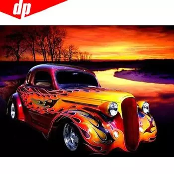 Алмазная картина Мультфильм картинг Полный круглый Алмазная мозаика Алмазная вышивка 20X30CM