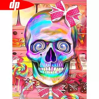 Алмазная картина Мультфильм Полный Круглый Алмазная Вышивка Изображение Стразами 20X30CM