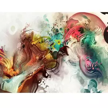 Алмазная картина Наклейка на стену Алмазная вышивка Полный круглый Алмазная мозаика Вышивка Картина 20X30CM