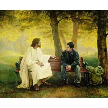 Алмазная картина Олень Лев Полный круглый Алмазная вышивка Мозаика Вышивка крестом Настенное искусство 20X30CM