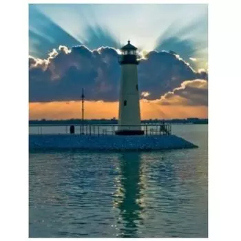 Алмазная картина Пейзаж 5D Алмазная картина Вышивка крестиком Алмазная вышивка Стразы Живопись 15*20cm