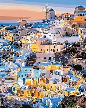 Алмазная картина Пейзаж 5D Алмазная картина Вышивка крестом Алмазная вышивка Картина 15*20cm