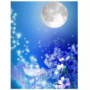 Алмазная картина Пейзаж 5D Алмазная мозаика Вышивка крестом Алмазная картина Полный круглый 15*20cm