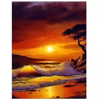 Алмазная картина Пейзаж Алмазная картина 5D Полная рукоделие Алмазная картина Полная дрель 15*20cm