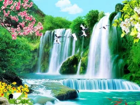 Алмазная картина, пейзаж, алмазная вышивка, набор для вышивки крестом, наборы для алмазной живописи 15*20cm