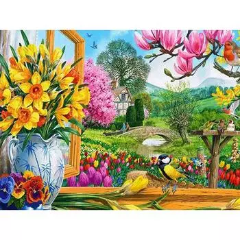 Алмазная картина Пейзаж Алмазная вышивка Живописная алмазная мозаика Вышивка крестом 20X30CM