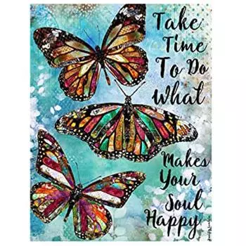 Алмазная картина Пейзаж Алмазная живопись Полная дрель Вышивка крестом Алмазная картина Полная дрель Круглая 15*20cm