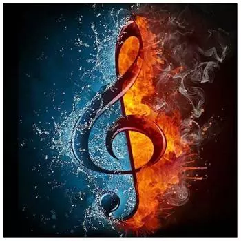 Алмазная картина Пейзаж Цветок Вышивка крестом DIY Алмазная вышивка Пейзаж Рукоделие Горный хрусталь 30x30CM