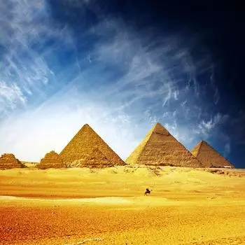 Алмазная картина Пейзажи египетских пирамид Мозаика Стразы Вышивка Наклейка на стену Декор подарок 30X30CM