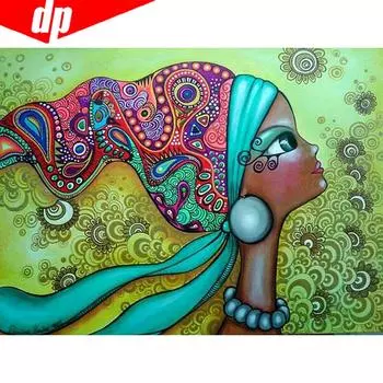 Алмазная картина Полная экспозиция для девочек Изображение стразов Алмазная вышивка 20X30