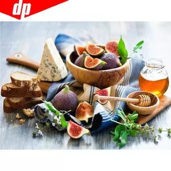 Алмазная картина Полная экспозиция Кухня Вышивка Приправа Картинки Стразы 20X30