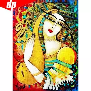 Алмазная картина, полная круглая алмазная мозаика для девочек, распродажа, алмазная вышивка для девочек 20X30