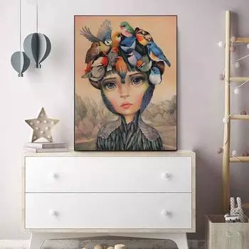 Алмазная картина полная круглая дрель 5D DIY Алмазная вышивка Стразы Вышивка крестом Декор Full Round 20x30CM