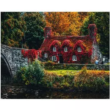 Алмазная картина, полная круглая дрель, Алмазная вышивка, свадебное украшение, вышивка крестом 20X30CM