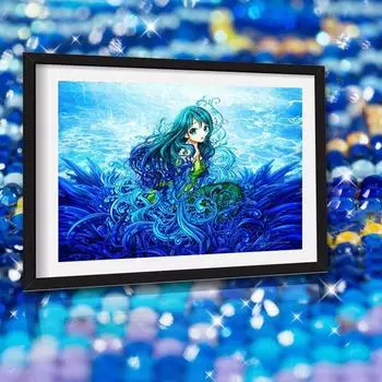 Алмазная картина, полная круглая дрель, мозаика, стразы, фотографии, 5d Diy, алмазная вышивка, наклейка 20X30CM